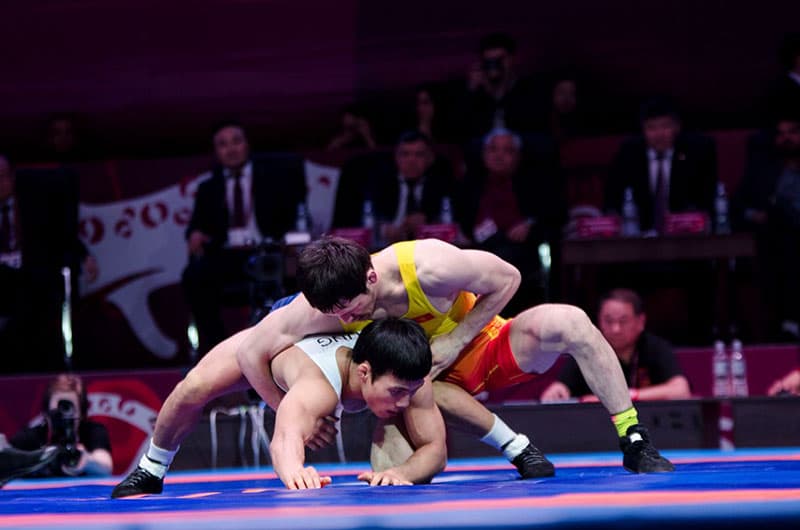 Asia Wrestling Championship Kicks Off in Bishkek