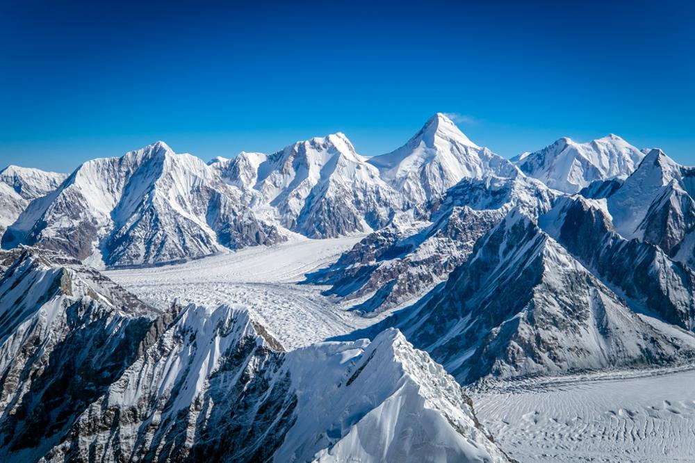 The three highest summits of Kyrgyzstan